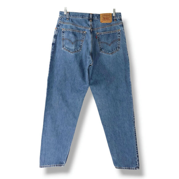 Levi’s 560 Comfort-Fit Taper Jean W34 L32 Dark Stonewash Loose Baggy Y2K Vintage - Picture 3 of 11